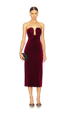 ASTR the Label Arista Dress in Wine from Revolve.com | Revolve Clothing (Global)