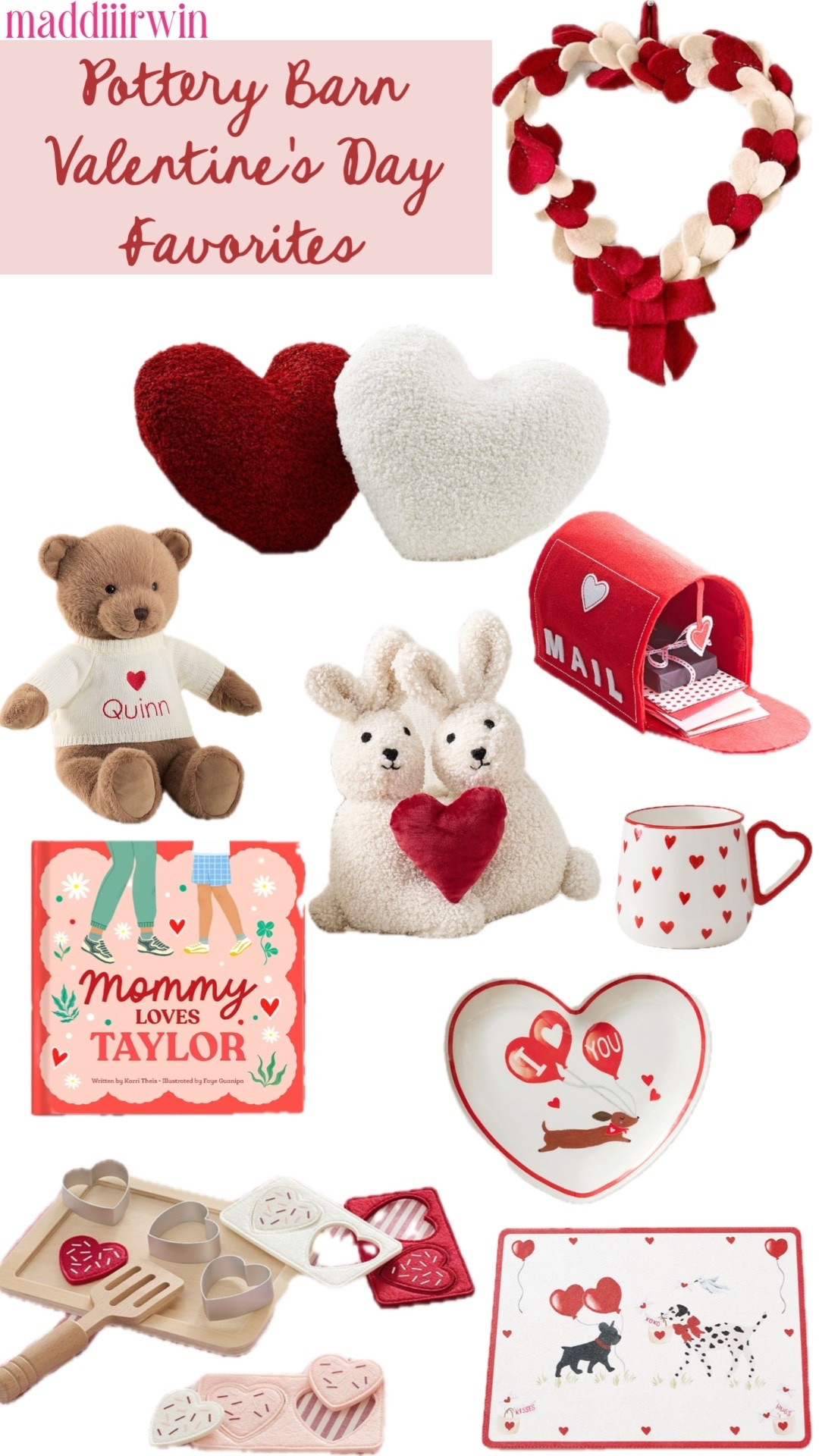 Just a few of my favorite Pottery Barn finds for Valentines Day! Order now to get in time for heart day. 
Those bunnies in love are just the sweetest! ❤️

#LTKHome #LTKSeasonal #LTKValentine