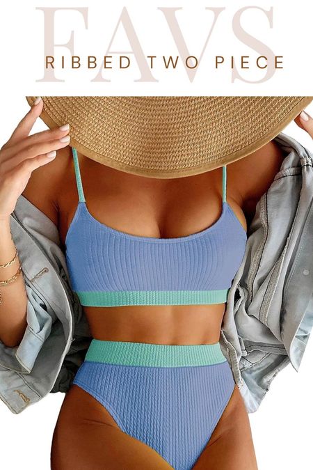 My favorite swimsuit this summer. I loved the ribbed material. Very flattering. 

#LTKtravel #LTKstyletip #LTKswim