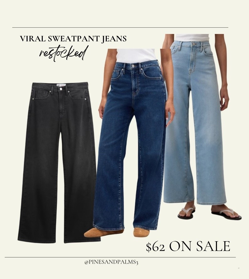Viral sweatpants denim! Save version 


#LTKmomlife #LTKSeasonal #LTKgrwm