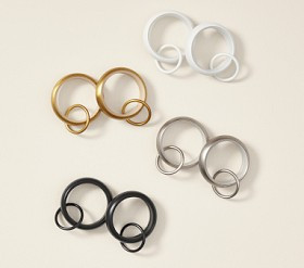 Quiet Glide Curtain Round Rings - Set of 10 | Pottery Barn Kids
