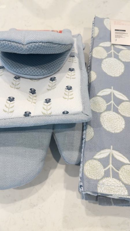 New dish towels and oven mitt sets under $15!  ✨ blue and white, sage green kitchen accessories kitchen decor walmart finds 

#LTKhome #LTKsalealert #LTKfindsunder50