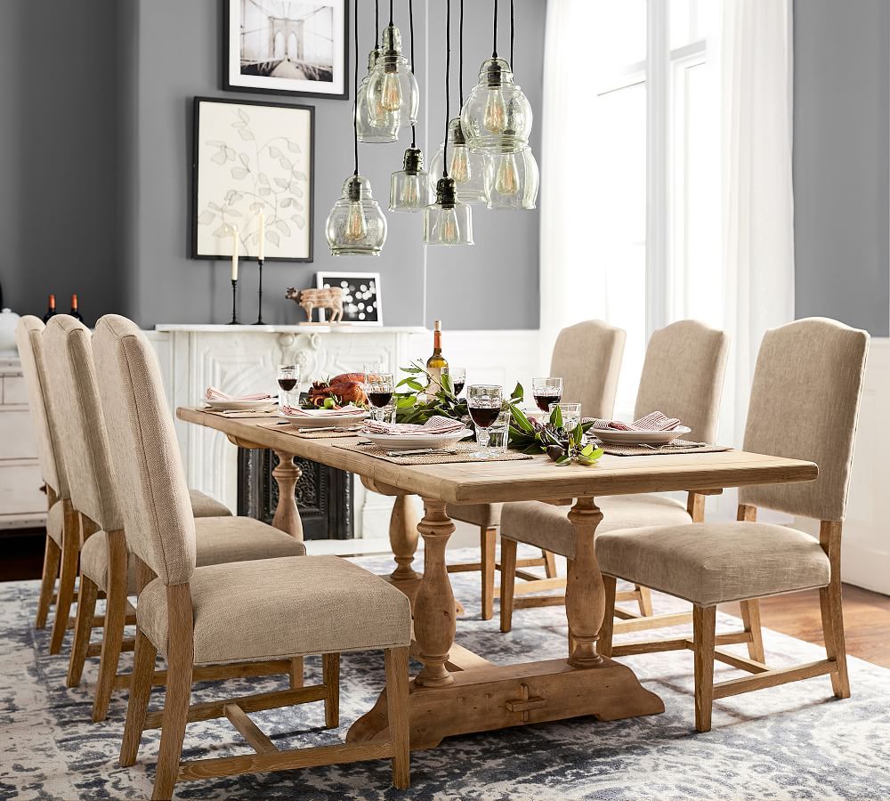 Parkmore Reclaimed Wood Extending Dining Table | Pottery Barn (US)