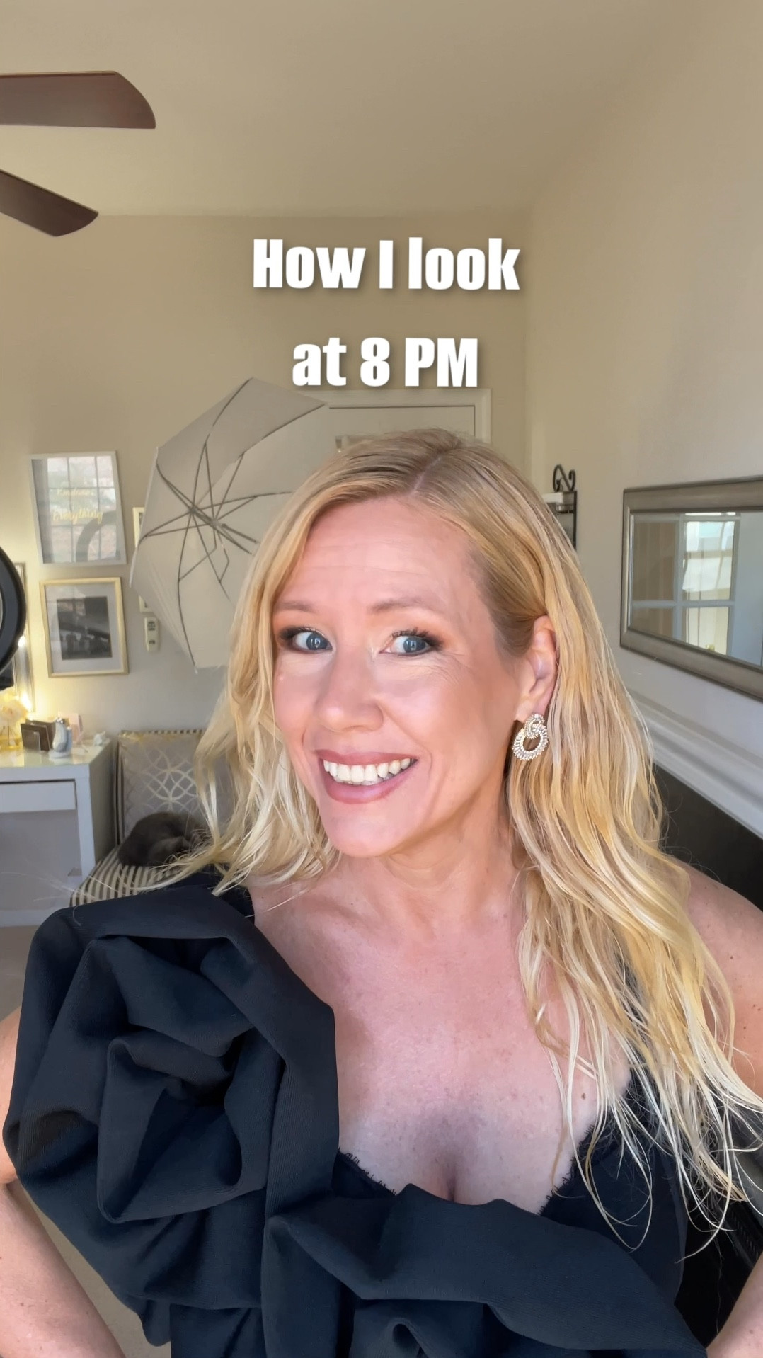 Whoa! 🤯 Me at 49 without and with makeup! This is what makeup can do for you! 
❤️‍🔥Comment “tutorial” and I send you the complete  makeup tutorial for this look! 



#LTKBeauty #LTKOver40 #LTKmorningroutine