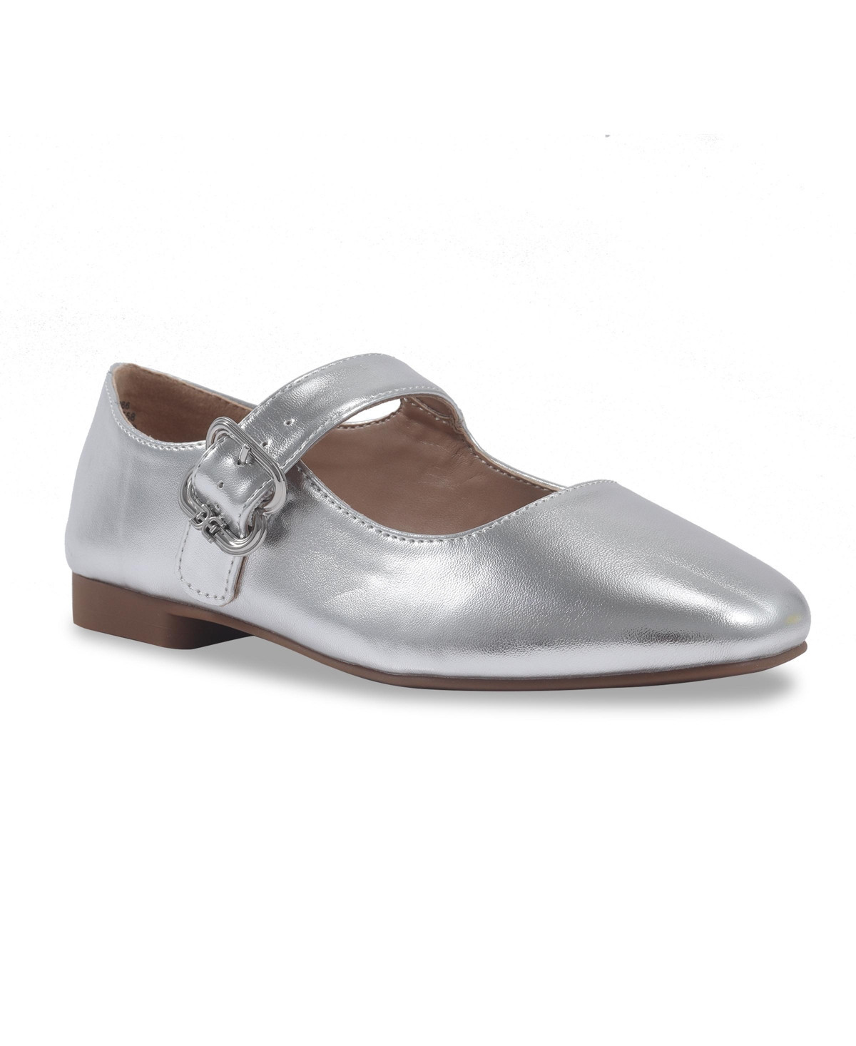 Sam Edelman Little and Big Girls Maeve Michaela Mary Jane Flat - Silver | Macy's