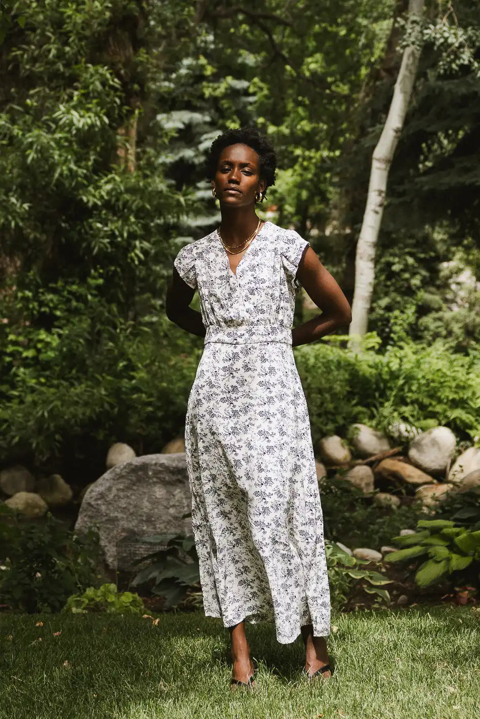 Erica Floral Midi Dress | Böhme US