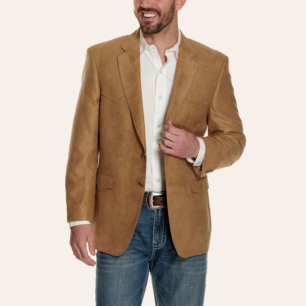 Harmony Western Wear Camel Microfiber Sport Coat | Cavender's