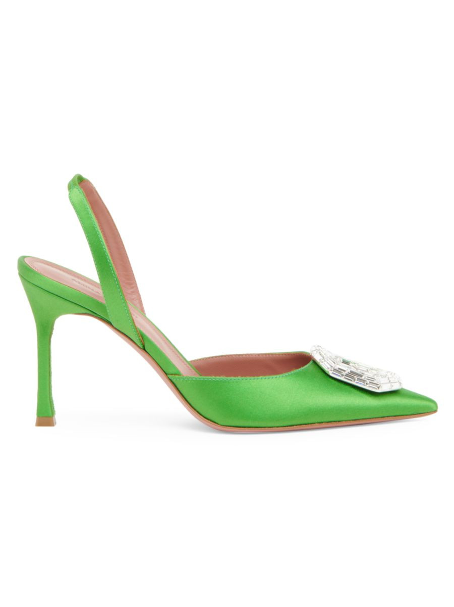 Camelia Silk Slingback Pumps | Saks Fifth Avenue