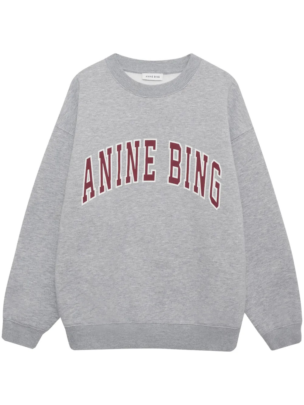 ANINE BING Spencer Sweatshirt | Grey | FARFETCH | Farfetch Global