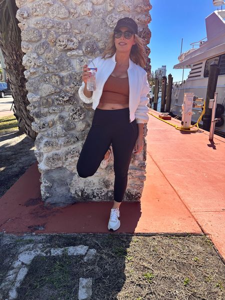 Chilly in the shade and warm in that sunshine! Walking in Miami Beach! 

#LTKfitness #LTKover40 #LTKfindsunder100