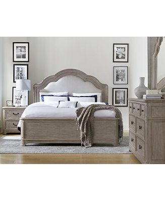 Furniture Elina Bedroom Furniture Set, 3-Pc. (Queen Bed, Dresser & Nightstand), Created for Macy'... | Macys (US)