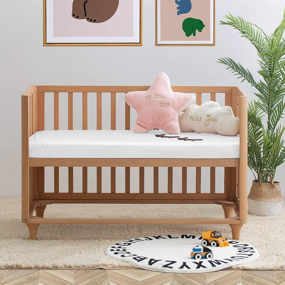 THXSILK Pure Silk Fitted Crib Sheet, Organic Crib Bedding-Ultra Soft, Smooth, 100% Top Grade Mulberr | Amazon (CA)
