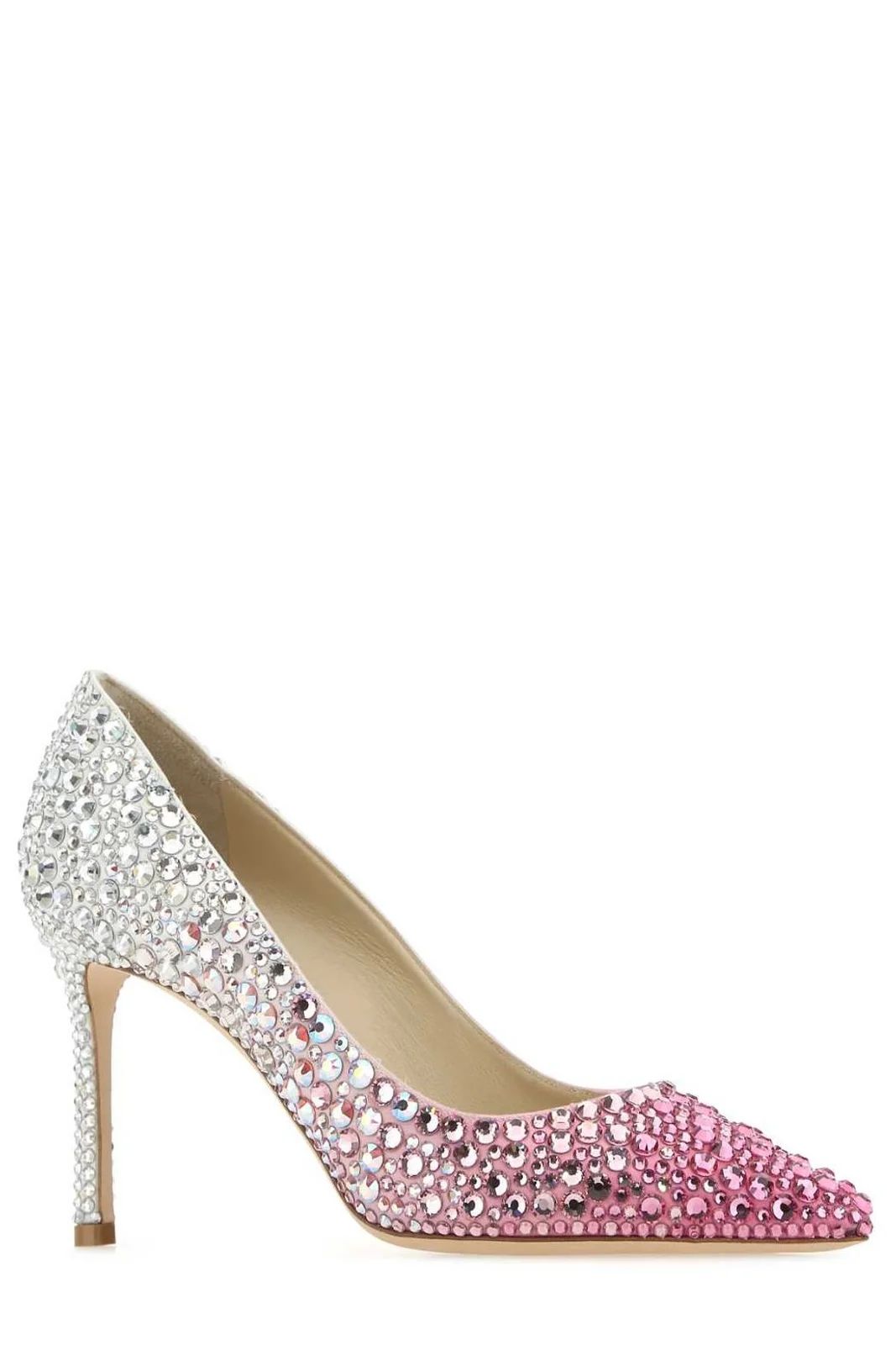 Jimmy Choo Romy Embellished Two-Toned Pumps | Cettire Global