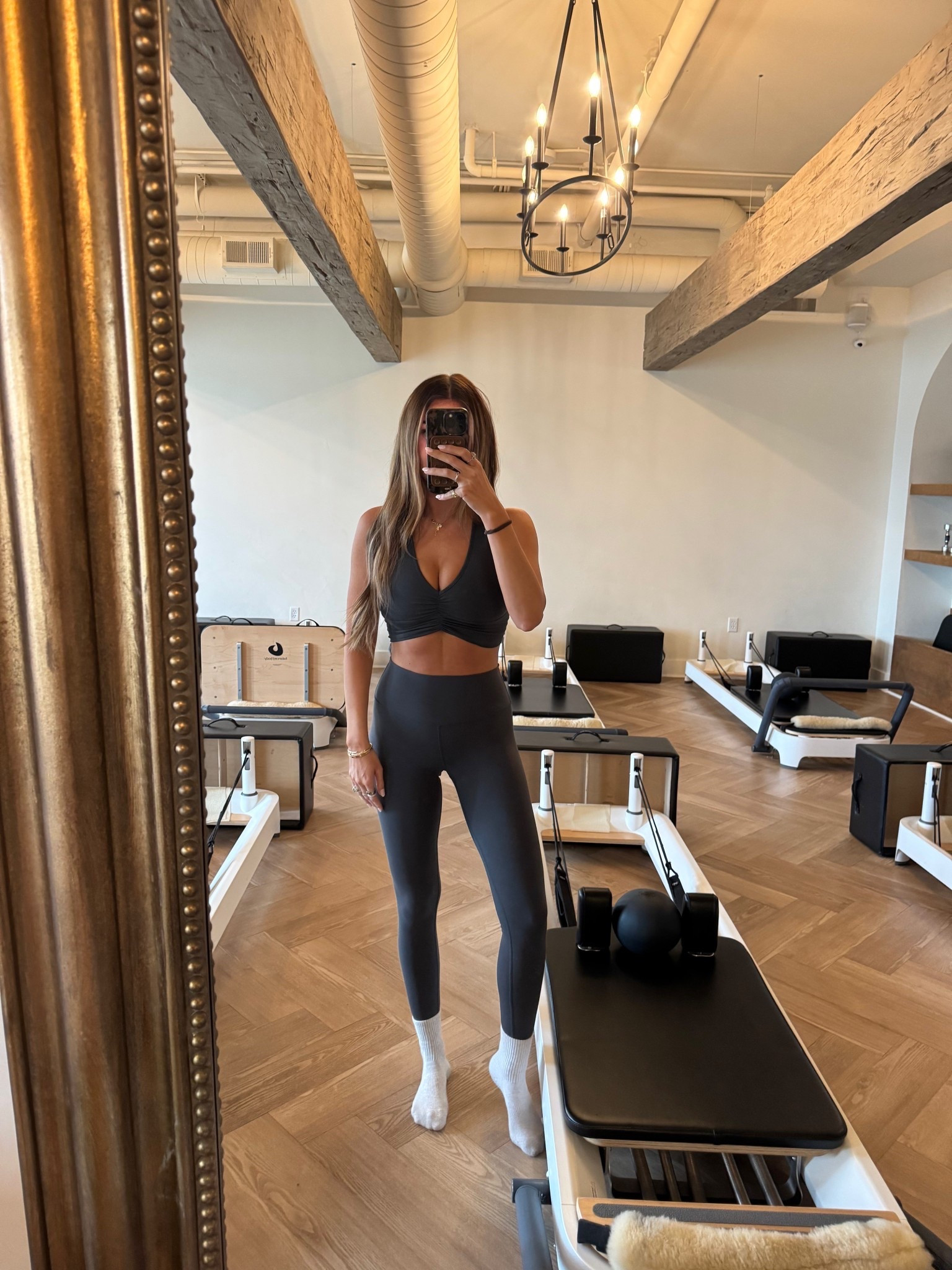 Color is anthracite 💕Size small bra and leggings 

#LTKdayinmylife #LTKootd #LTKfitnessgoals