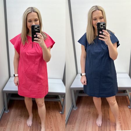 New $28 flutter sleeve dresses from Free Assembly at Walmart! I’m wearing a size small in both colors at 1 month postpartum. Layer these with tights and a cardigan or wool coat if you’re in a cooler climate! 

Work outfit, winter outfits, free Assembly, Walmart style 

#LTKworkwear #LTKSeasonal #LTKstyletip