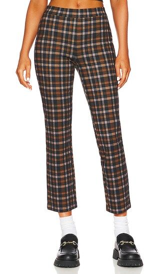 Carnaby Kick Crop Pant in Cottage Check | Revolve Clothing (Global)