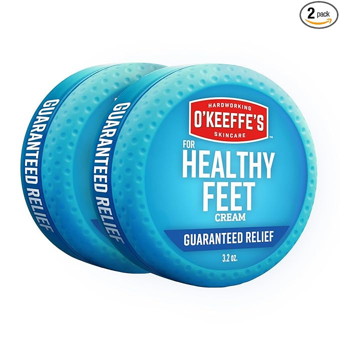 O'Keeffe's for Healthy Feet Foot Cream - 3.2 oz Jar (2 Pack) - Guaranteed Relief for Extremely Cr... | Amazon (US)