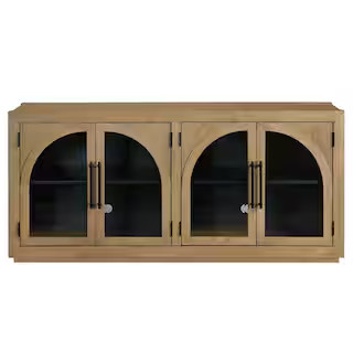 Steve Silver Magnolia Brown Sand Wood 70 in. Sideboard Server MM520TSV - The Home Depot | The Home Depot