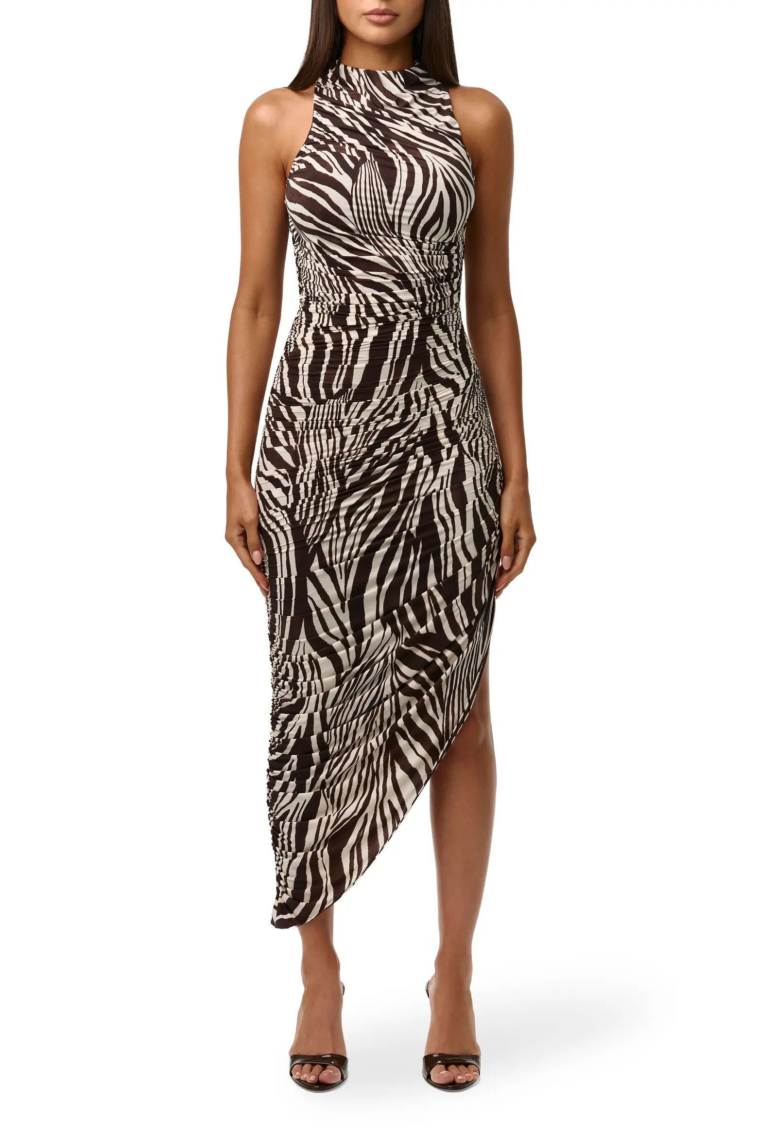 Zebra Stripe Asymmetric Dress (Women) | Nordstrom | Nordstrom