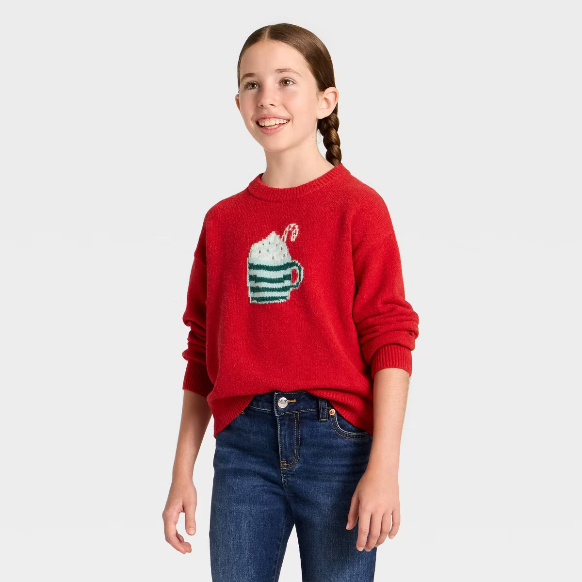 Girls' Graphic Pullover Sweater - Cat & Jack™ | Target