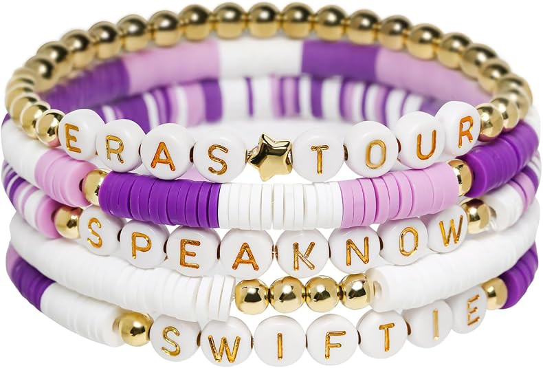 Artlunar 5 Pack Cute Girl Bracelets Gifts For Teens - Singer Inspired Bracelets | Amazon (US)