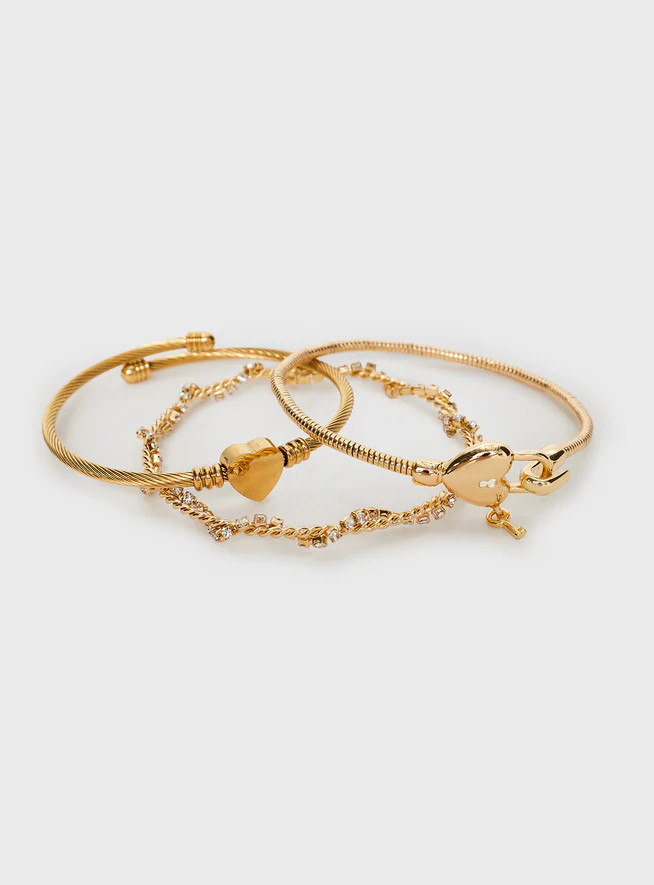 In The Moonlight Bracelet Pack Gold | Princess Polly US