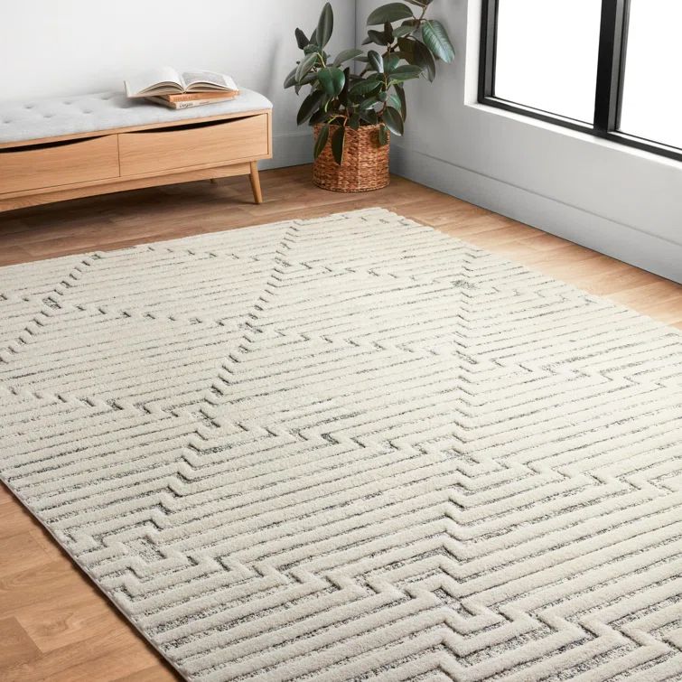 Mischa Performance Ivory Rug | Wayfair North America