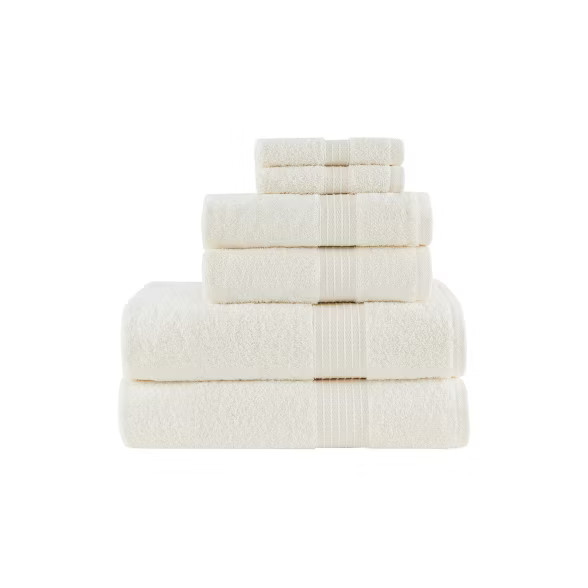 6pc Organic Cotton Bath Towel Set | Target