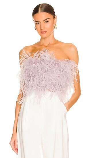 Zaina Top in Lavender | Revolve Clothing (Global)