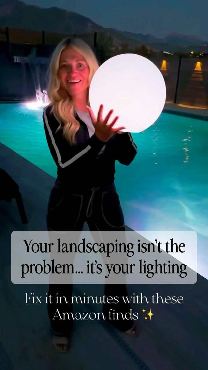I swear the fastest way to make your outdoor space feel expensive (without actually spending a fortune) is just switching up the lighting.

These are all my go-to Amazon finds that instantly make everything feel warmer, more elevated, and honestly… a little magical at night 🤍

It’s the difference between “cute backyard” and “wait…why does this feel like a resort??"