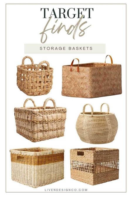 Target storage basket. Floor basket. Woven basket. Hyacinth basket. Seagrass basket. Living room. Home decor. 

#LTKSeasonal #LTKhome #LTKsalealert