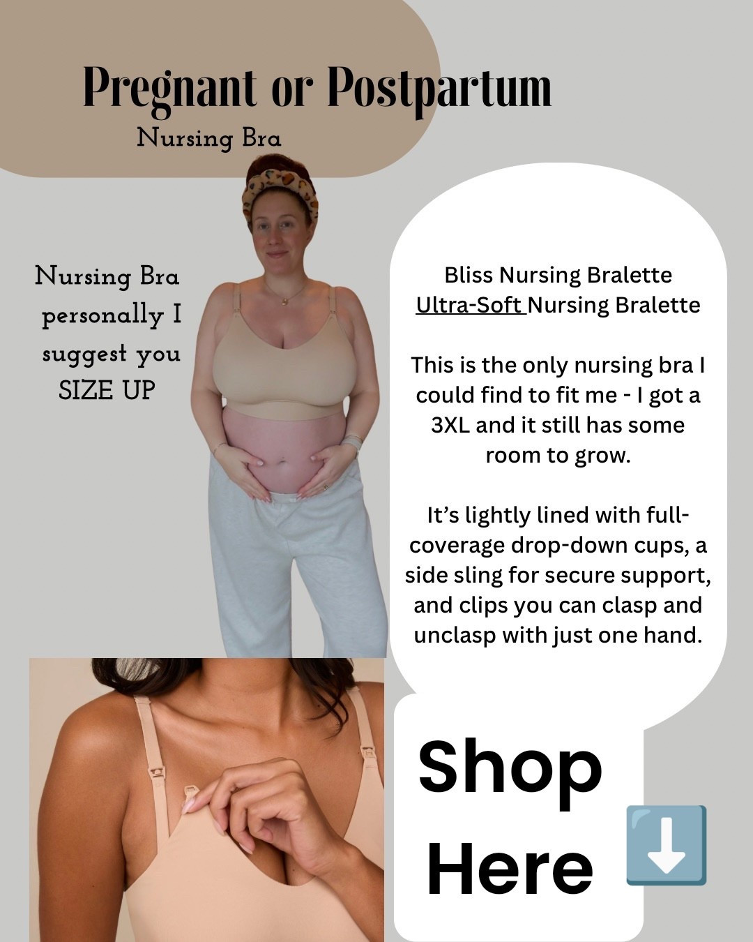 My absolute fave bra right now as a pregnant momma 

#LTKmomlife #LTKMidsize #LTKBump