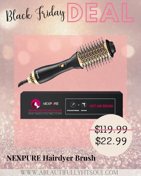 Black Friday Deals, hair dryer brush, hair straightener, hair tools, round brush, blow dry brush. Walmart finds, Walmart deals. 

#LTKfindsunder50 #LTKsalealert #LTKbeauty