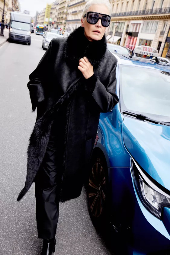 REVERSIBLE FAUX FUR DOUBLE-FACED COAT | Zara US