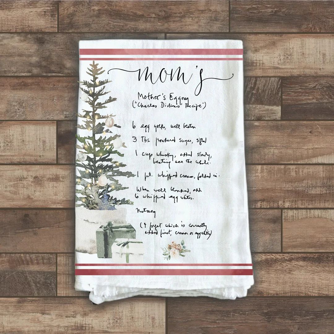 Handwritten Recipe Tea Towel Custom Tea Towels Family Recipe - Etsy | Etsy (US)