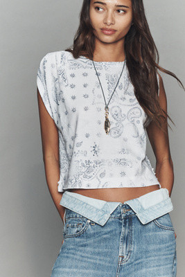 Ragabond Jackie Pleated T-Shirt | Anthropologie (US)