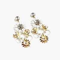 Sequin flower earrings | J.Crew US
