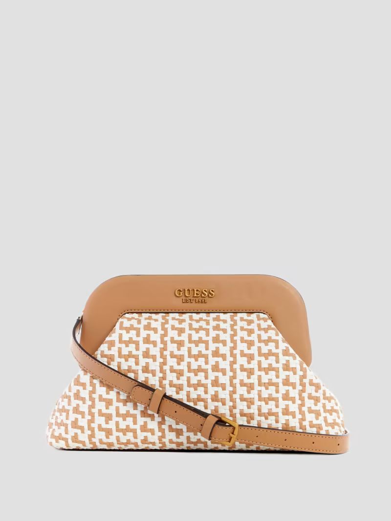 Abey Woven Frame Clutch | Guess US | Guess (US)