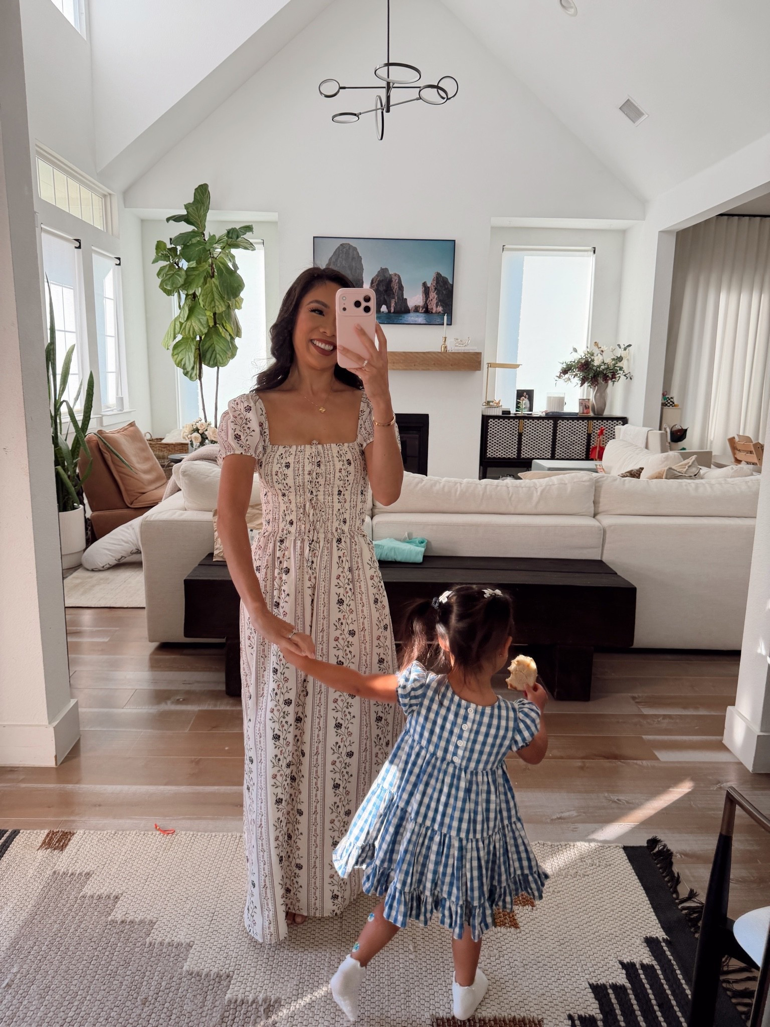 Summer transitioning into early fall outfit with this adorable 100% cotton dress! Comes in many patterns but I love this one for the season. Linking a similar dress of my daughters

#LTKKids #LTKmomlife