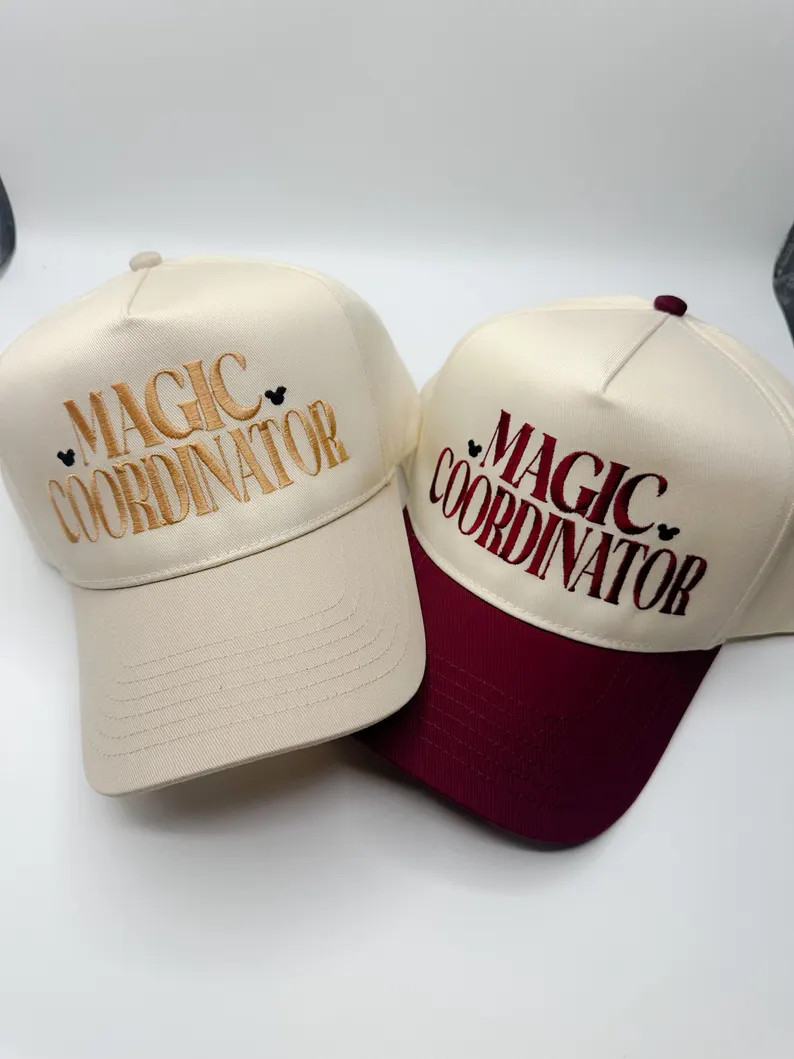 Magic Coordinator Embroidered Hat | Magical Embroidered Hat | Etsy (US)