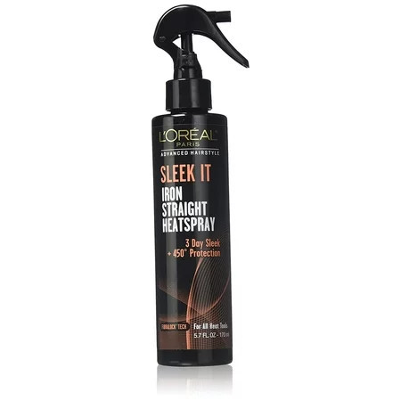 Loreal Paris Advanced Hairstyle Sleek It Iron Straight Heatspray 5.7 Fluid Ounce (Pack Of 3) | Walmart (US)