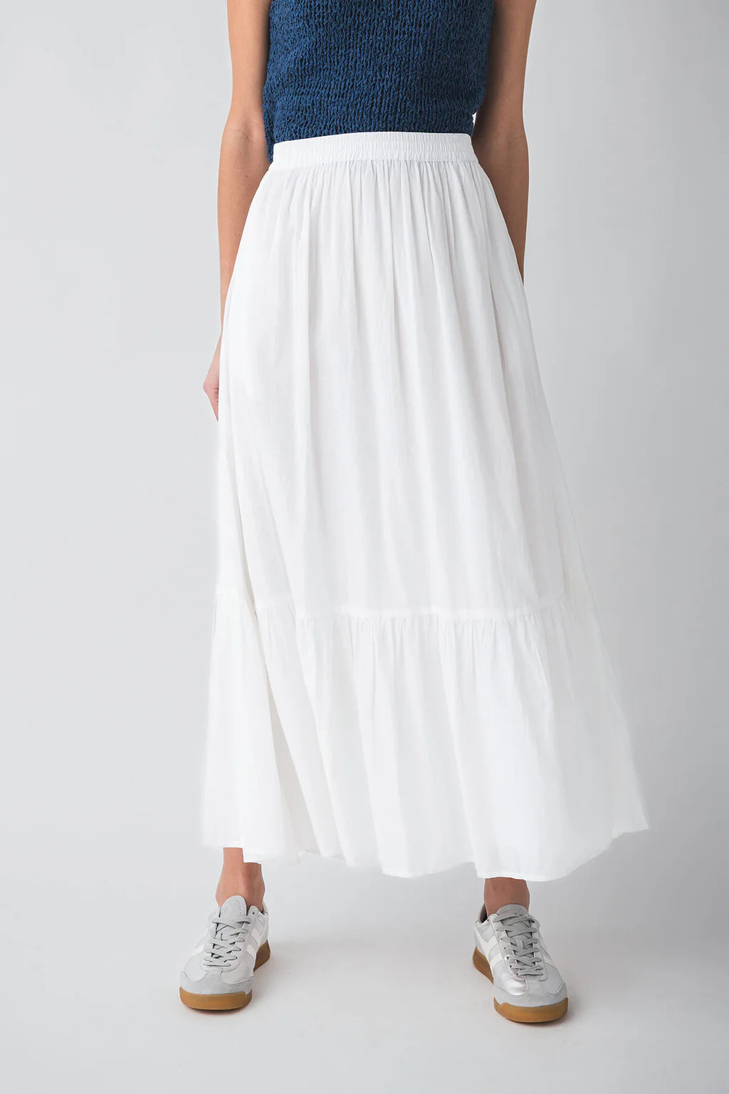 Elan Tiered Maxi Skirt | Social Threads
