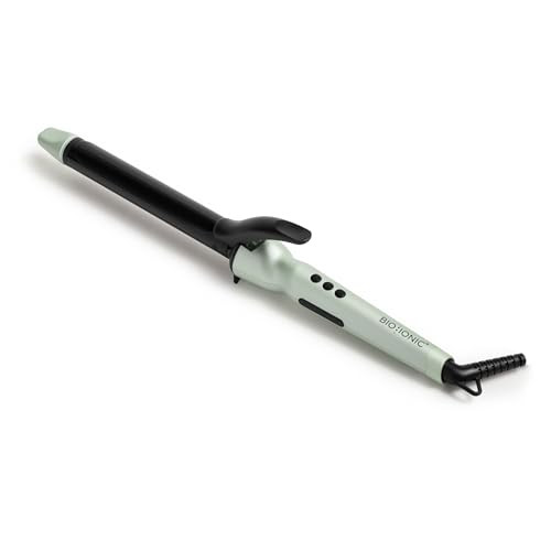 Bio Ionic Long Barrel Styler, 1" Curling Iron with Moisture Heat Technology & NanoIonic MX, Versatile Curling Wand with Adjustable Heat Settings, Hair Curler with 2" Extended Barrel, Jade Green | Amazon (US)