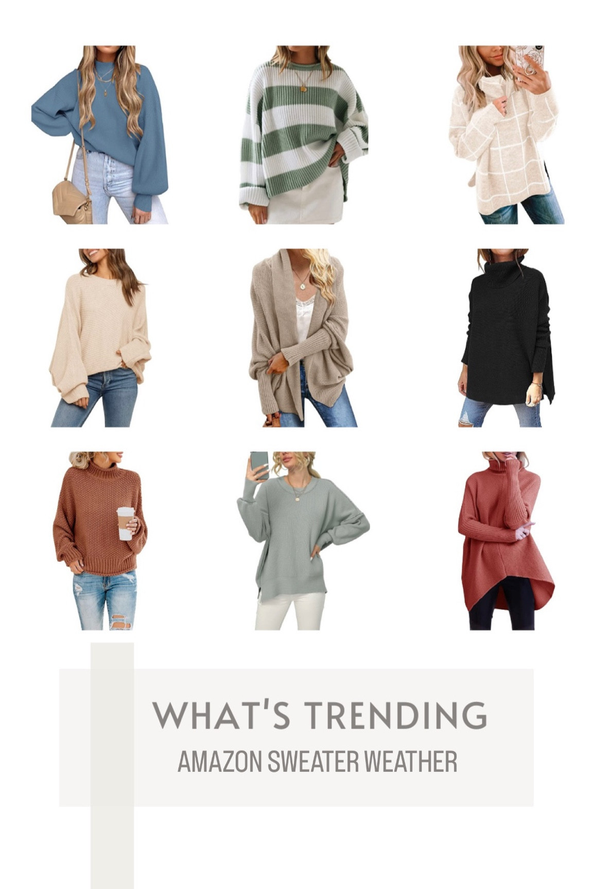 Amazon Sweater Weather Finds!! 🍂

#LTKunder100 #LTKSeasonal #LTKstyletip