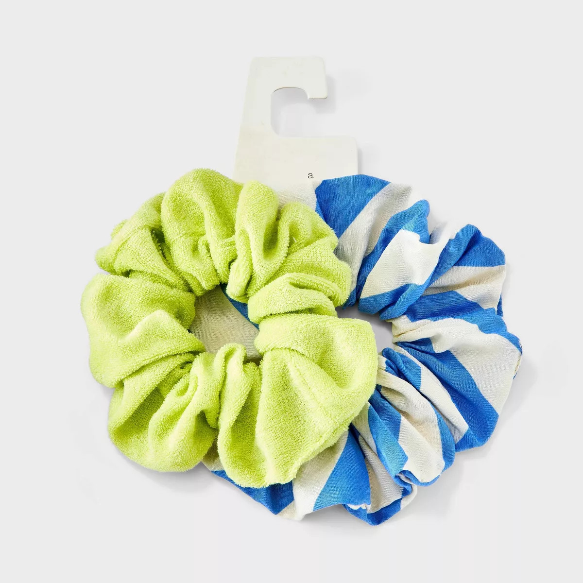 Striped Hair Twister Set 2pc - A New Day™ Blue/Lime | Target