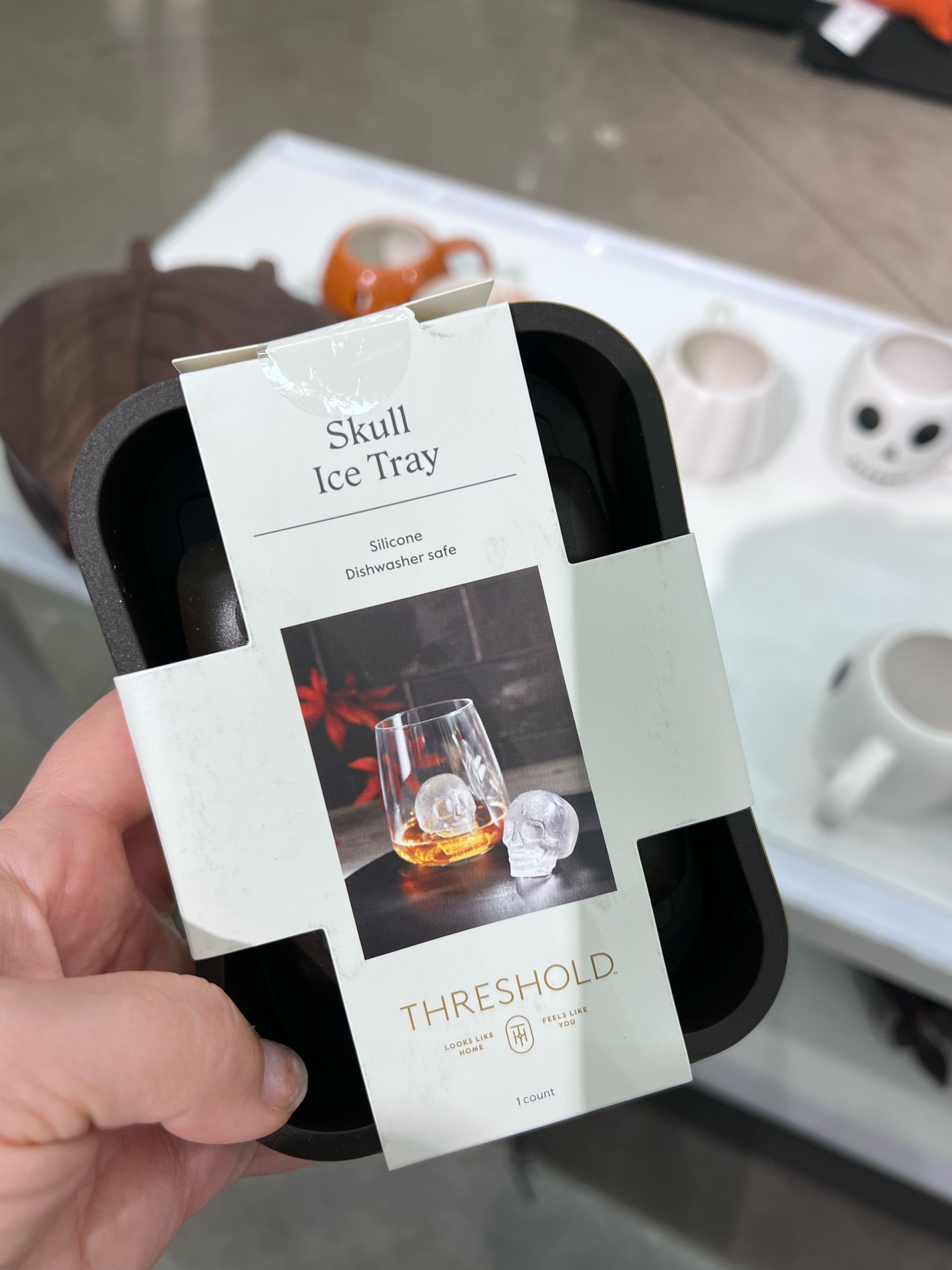 Came home with this Skull Ice Cube Tray 💀

#LTKhome #LTKSeasonal #LTKstyletip