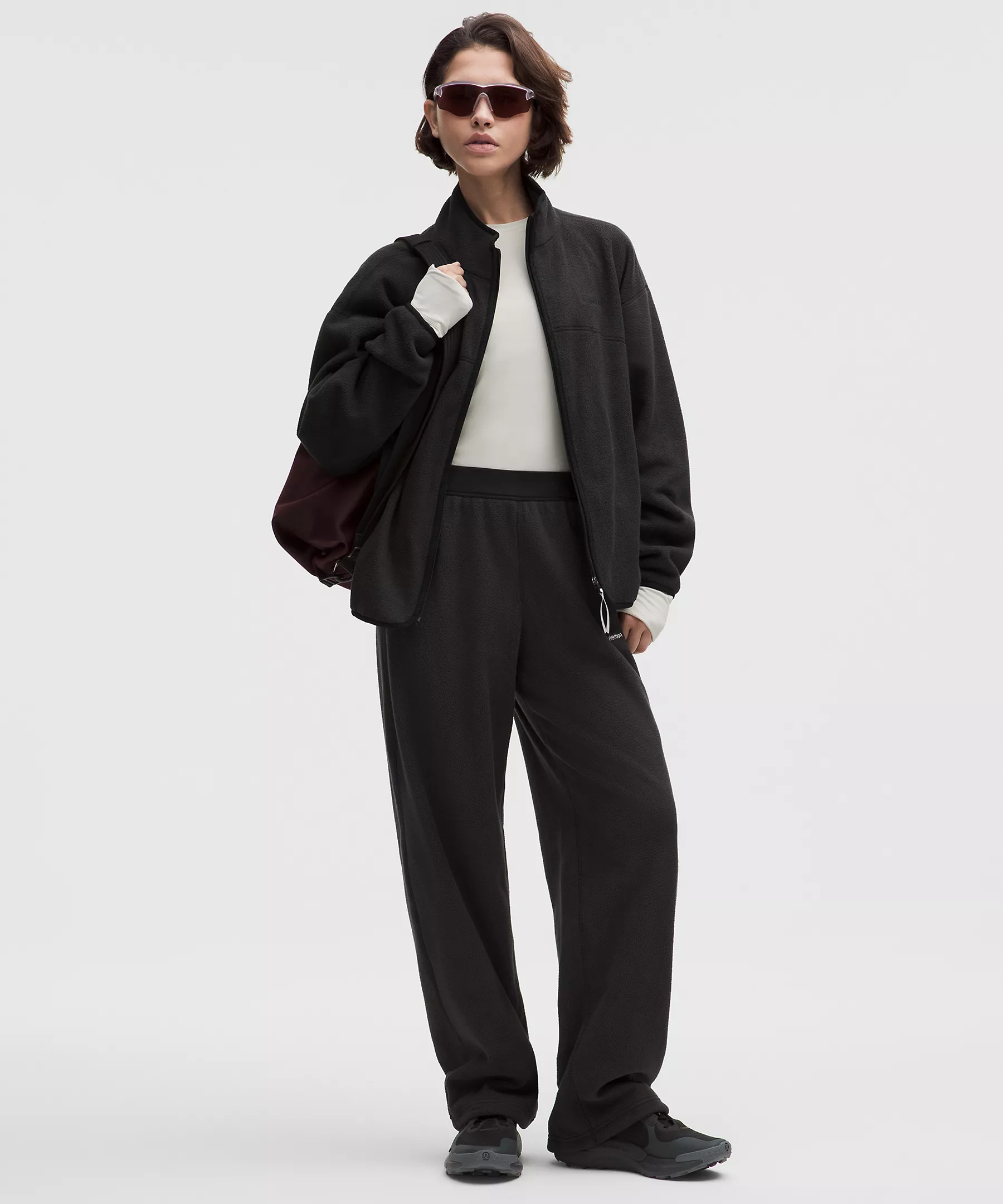 Tumbled Fleece Mid-Rise Relaxed-Fit Hiking Pant | Lululemon (US)