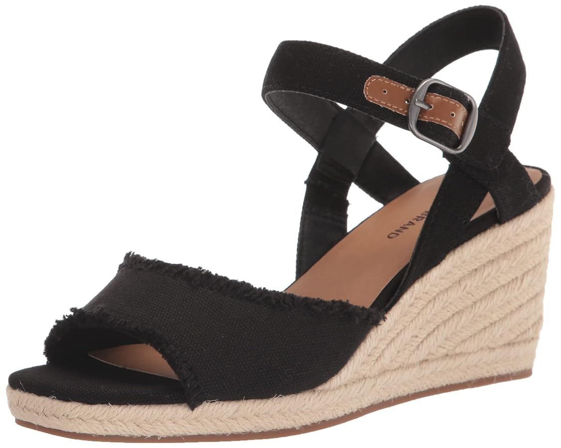Lucky Brand Women's Mindra Espadrille Wedge Sandal | Amazon (US)