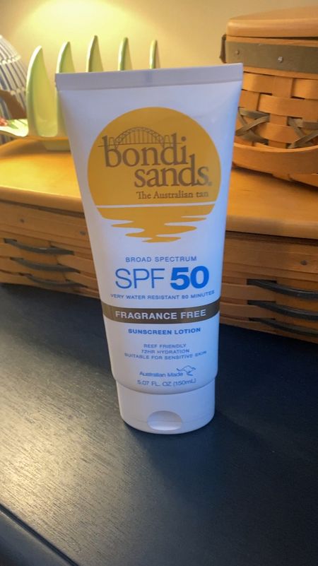 Bondi Sands fragrance free sunscreen 

#LTKVideo #LTKBeauty #LTKFindsUnder50
