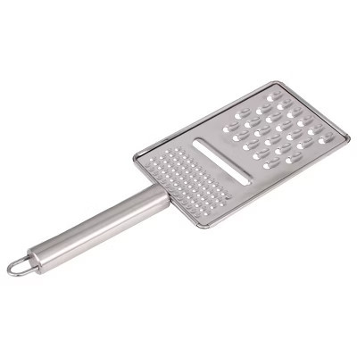 Unique Bargains Stainless Steel Non-Slip Ergonomic Design Durable Cheese Grater 10.2" x 3.3" Silver Tone 1 Pc | Target
